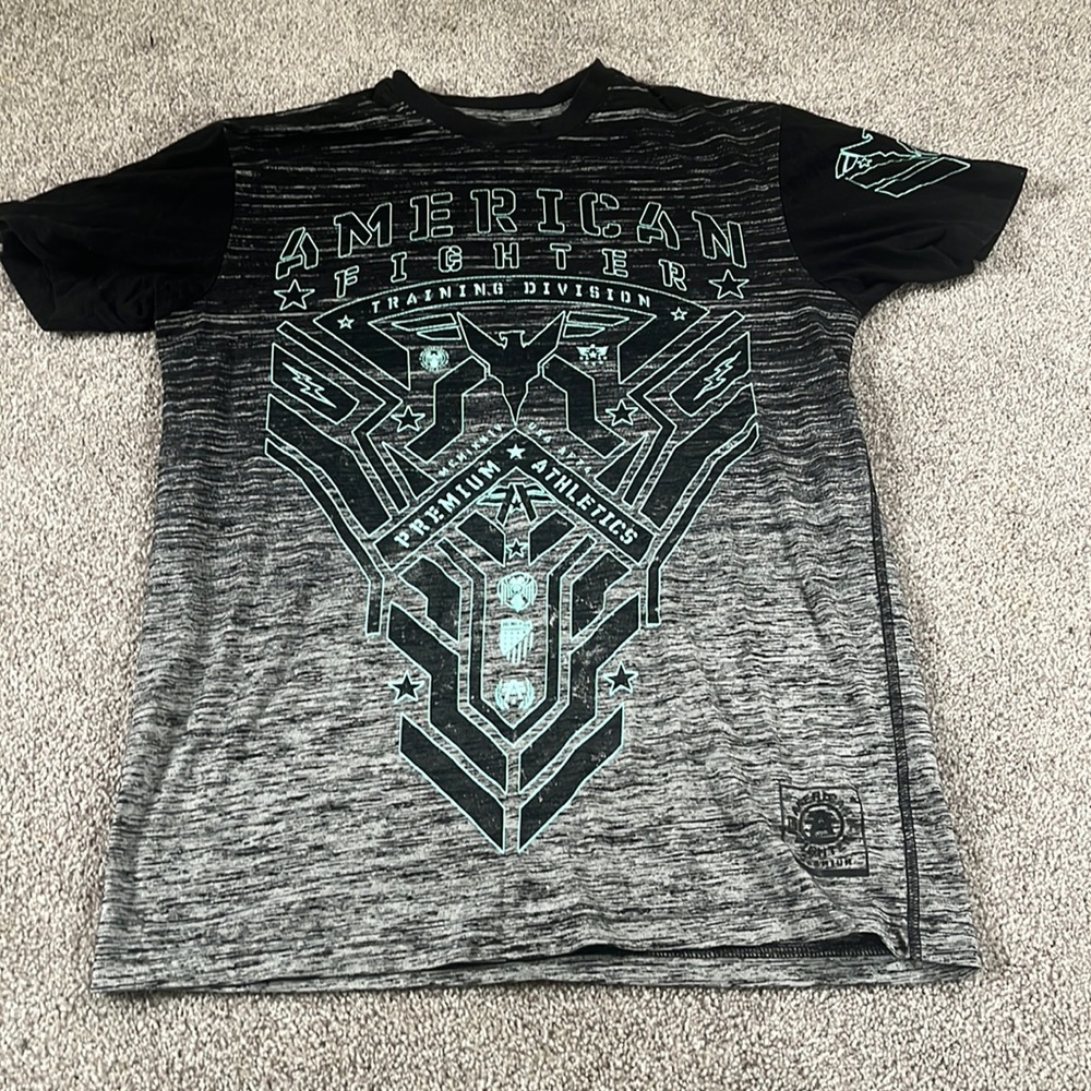 mens American fighter T-shirt